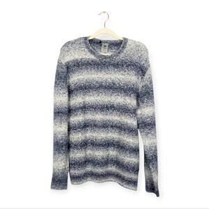 NWT VRST Men’s Navy Blue & White Relaxed Fit Striped Sweater Size S